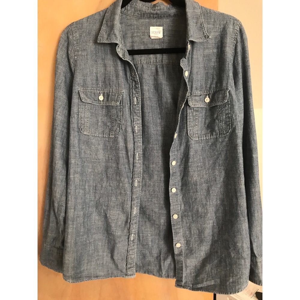 Jcrew Jean button down. Size S